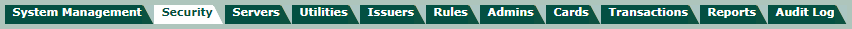 Security tab