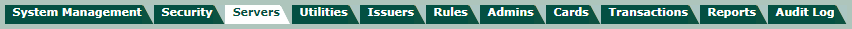 Servers tab